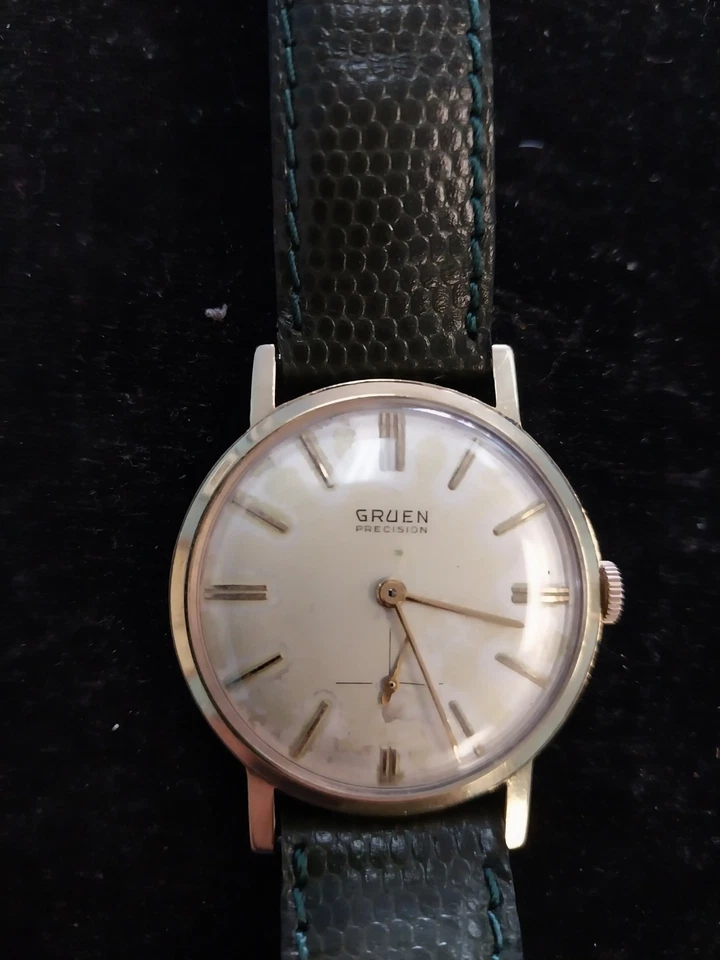 Vintage GRUEN men's manual wind watch 510 James Bond 17Jewels swiss 1960s - Image 2 of 4