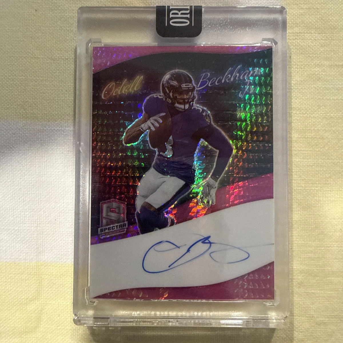 RAVENS‼️ PSA10 ODELL BECKHAM JR RC AUTO Football Sports Odell Beckham Jr. Autographed Trading Cards for