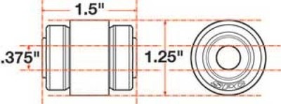 SPC Performance xAxis Sealed Flex Ball Joint Part 15605 for Automotive