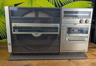 Sharp VZ-3000 Compo System Vintage Retro 1980s Turntable for sale