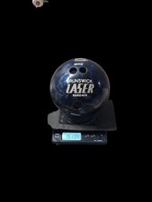 Brunswick Laser 15 Lb 13 Oz Deep Blue Spare bowling ball Aka Lucky Bruce Save!!!