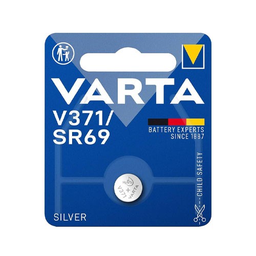 PILE VARTA 371 SILVER OXIDE CONFEZIONE DA 10 PEZZI