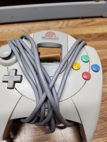 Sega Dreamcast Official OEM Controller HKT-7700 White/Gray Tested and Working