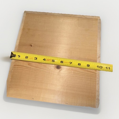Olive & Cocoa Wooden Storage Box Square Shipping Crate 12”x10” W/Lid Pine Empty - Picture 9 of 11