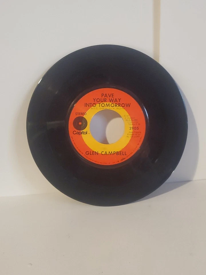 Glen Campbell - It's Only Make Believe 45 RPM Vinyl - 2905 Capitol - TESTED VG - Image 2 of 4