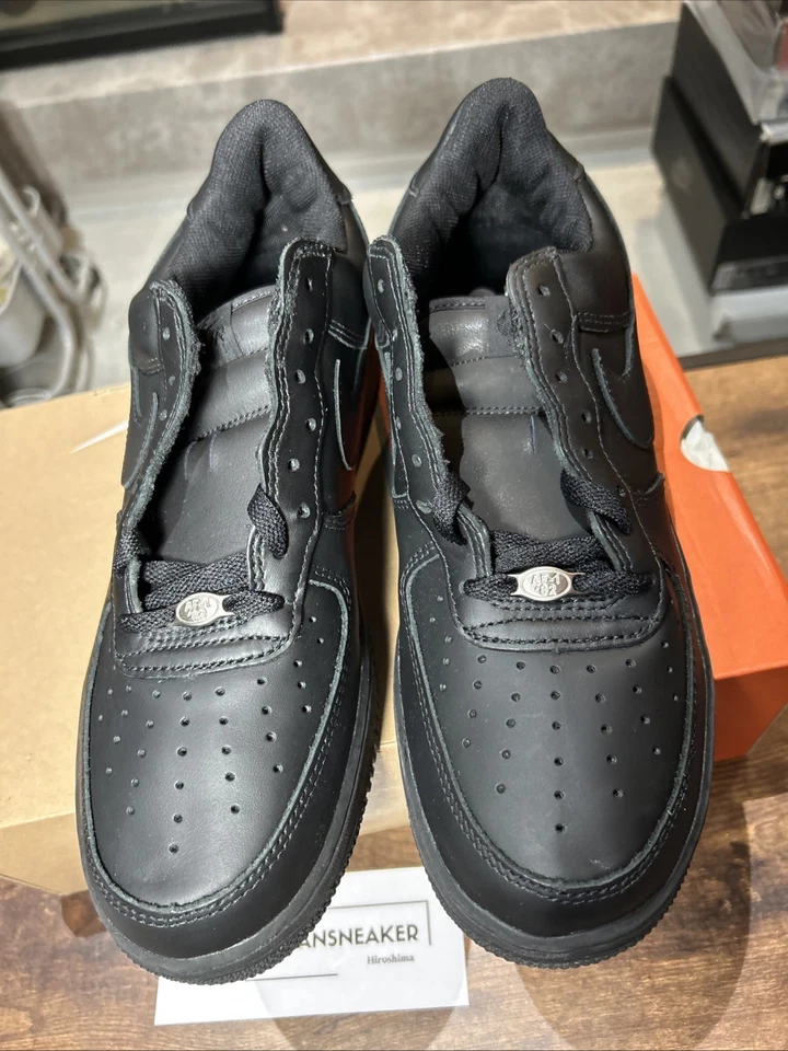 Size 10 - Nike Air Force 1 Black 306353-001 Authentic OG BOX DS 2003 - Image 2 of 4