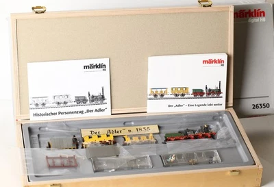 Märklin H0 26350 "Der Adler" Historischer Personenzug in Holzkoffer OVP (347282) - Bild 1 von 4