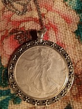 Münze DOLLAR kette HALSKETTE LIBERTY