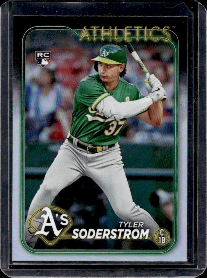 2024 Topps Tyler Soderstrom RC Rainbow Foil Rookie #244 Athletics