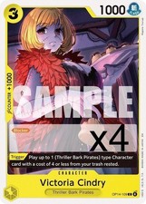 4X One Piece Card Game Victoria Cindry OP14-109 Common NM Presale