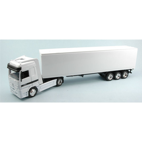 Camion Mercedes Container White 1:43 New Ray Camion -D- Neues Modell-image