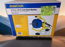 New BrassCraft BC260 5/16 in. x 50 ft. Cable Drum Machine Quick Shipping! 