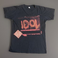 VTG BILLY IDOL OFFICIAL MERCH ANVIL 2008 BAND CONCERT MUSIC TOUR T-SHIRT SMALL