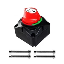 Top Post Battery Disconnect Switch 12v-48v Kill for car, Shut... 