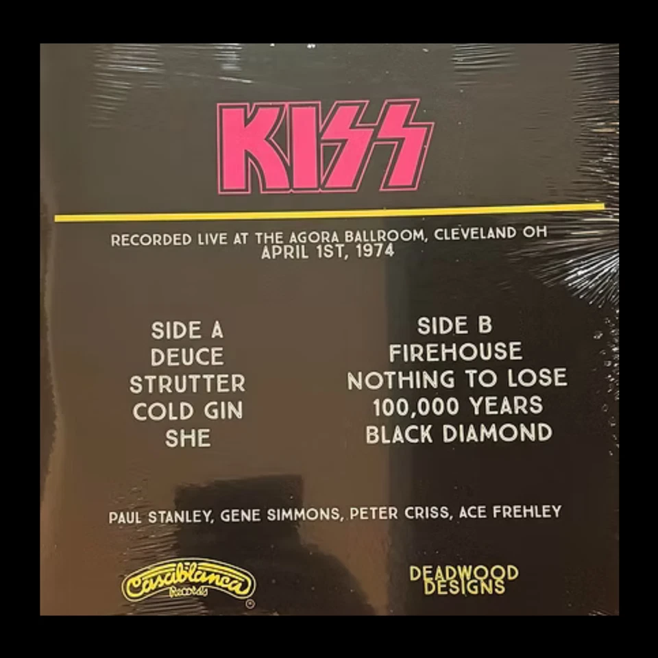 KISS - Alive Cleveland 1974 Coloured Vinyl Rare 2024 Euro Import New & Sealed - Image 3 of 3