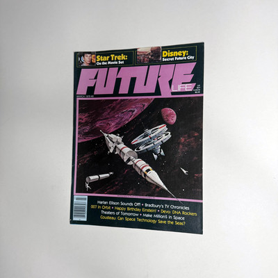 Future Life Magazine Mar 1979 No.9 Harlan Ellison Devo Disney Vincent DiFate