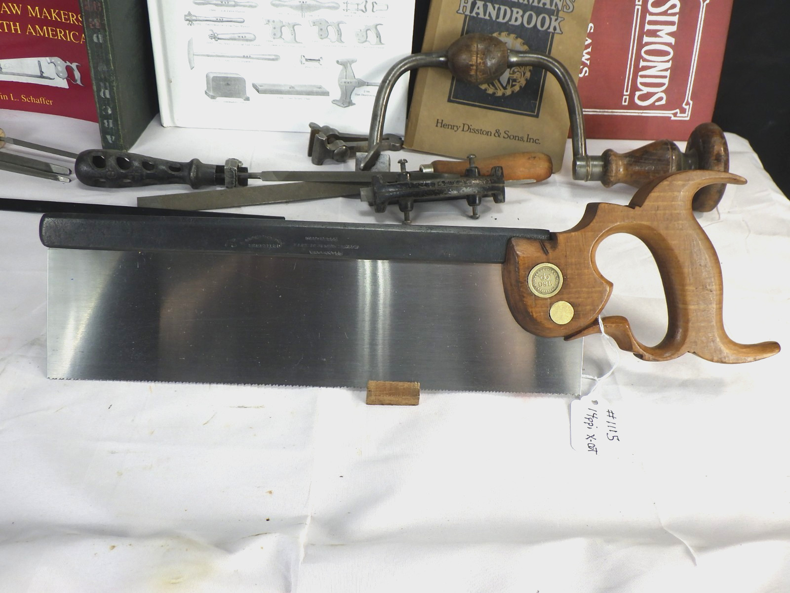 Richard Groves & Sons 12" Back Saw, 14ppi Cross Cut, New Saw Plate, English 1115