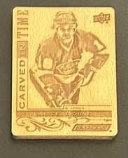 2024-25 Upper Deck Engrained Icons Carved in Time Marcel Dionne #CT-MD