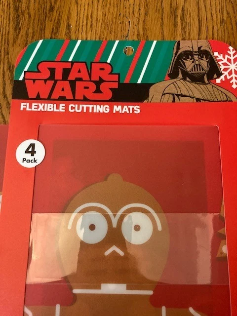 Гибкие коврики для резки Star Wars 11,5 X 15 DROID TO THE WORLD — 4 рождественских коврика - Изображение 2 из 4