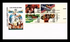 US COVER SUMMER OLYMPICS LOS ANGELES 40C AIR MAIL FDC SETENANT HF CACHET