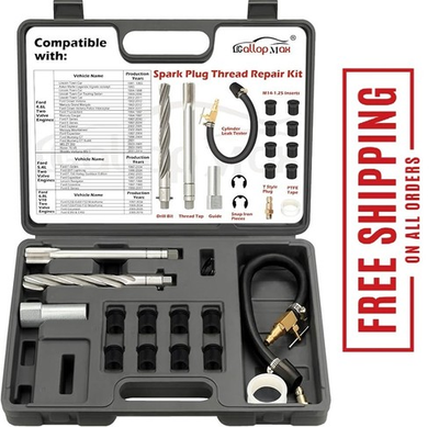 #ad 38900 Two Valve Triton Tool Kit Foolproof Repair System Spark Plug Thread Rep... $99.20