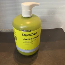 DevaCurl No-Poo Original Zero Lather Cleanser for Rich Moisture Curls 32 oz NEW