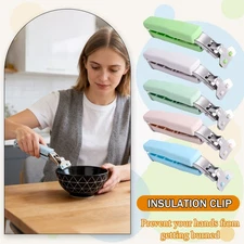 3pc Anti-scalding Hot Dish Lifter Plate Bowl Clip Multipurpose Holder Bowl Tongs