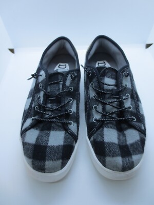 Hey Dude Cody M Buffalo Plaid Men's Slip On Shoes Sz:8