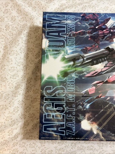 BANDAI Gundam SEME GAT-X303 Aegis Gundam MG 1/100 178383 nuovo sigillato - Foto 5 di 5