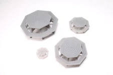 Octagon Picnic Table N, HO, S, O Park / Yard Furniture / Scenery