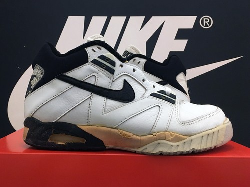 VINTAGE 1991 NIKE AIR TECH CHALLENGE 3/4 LE UK9 EU44 III OG AGASSI LAVA JORDAN RARE - Foto 2 di 21