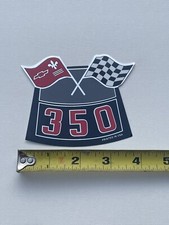 350 Chrome Air Cleaner Decal Chevy Truck Camaro Chevelle Nova New Style Decal