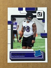 2022 Donruss # 384 Travis Jones Rated Rookie Baltimore Ravens 