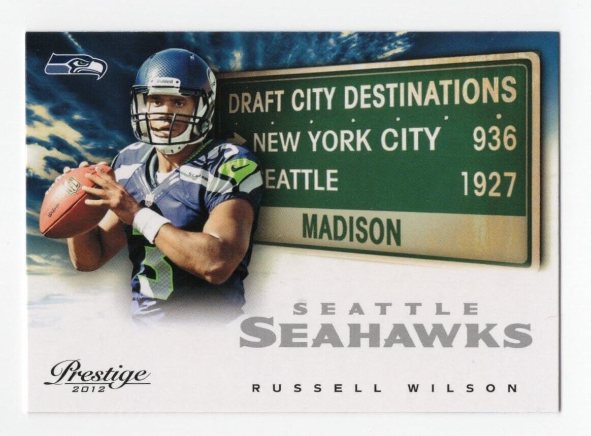 Russell Wilson Panini Prestige Draft City Destinations #27 Base
