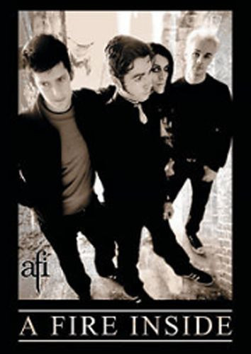 AFI Classic Black & White Band Davey Havok Sticker NEW OFFICIAL MERCHANDISE - Picture 1 of 1