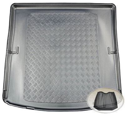 Z460178 Gerippte Kofferraumwanne + Klett-Netz für Ford Explorer Plug-in-Hybrid 6