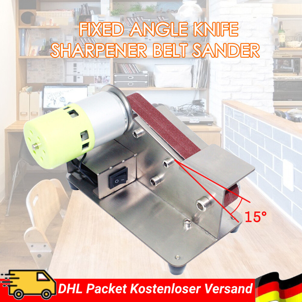 Profi Bandschleifmaschine Bandschleifer Messerschärfer 895 Motor 4000-9000RPM