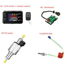 For 12V/24V Heater Ignition Plug/Oil Pump/Motherboard/LCD Switch +Remote Control