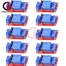 1-10pcs 12V 1Channel Module High/low level trigger Relay Module with Optocoupler