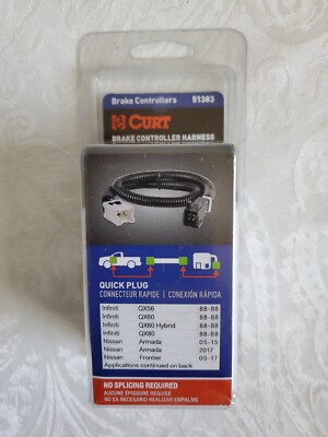 CURT 51383 Brake Controller Harness for Select Nissan, Infiniti 
