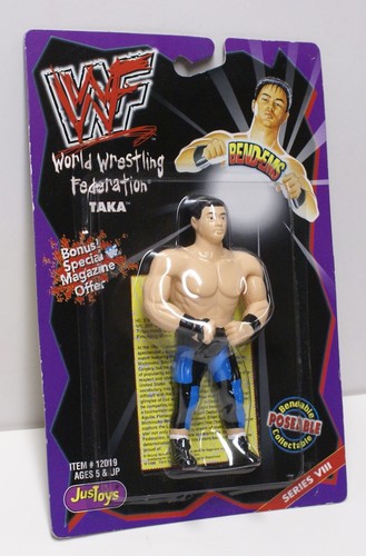 1998 Justoys WWF...Taka...Bend-Ems 5 Inch...