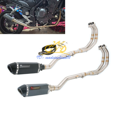 For Honda CBR500R CB500F/X 2013-2024 Complete Exahust System Muffler Header Pipe