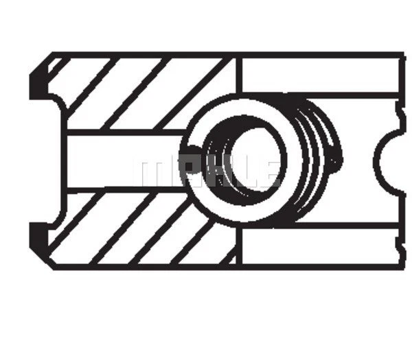 Kit de anillo de pistón MAHLE ORIGINAL 029 55 N1 Foto 3 de 3