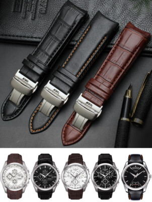 Leather Watchband Belt For Tissot 1853 Couturier T035627A T035407A T035439 Strap