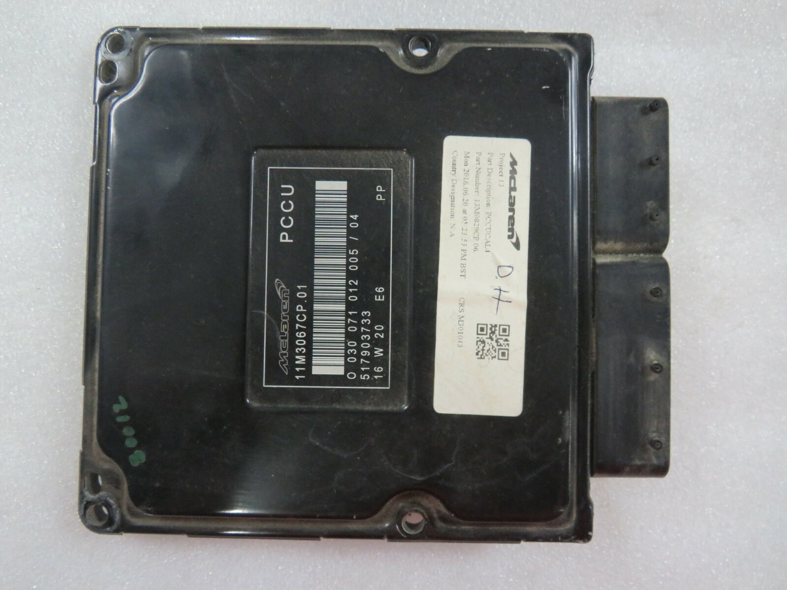 McLaren 570S, Transmission ECU Module, Used, P/N 11M3067CP
