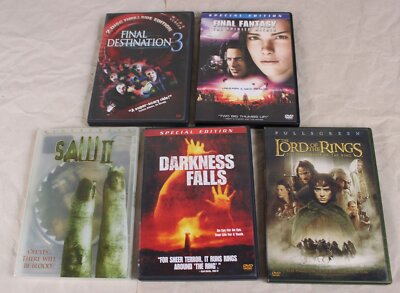 H/ 5 Kauf DVD in englischer Sprache - SAW 2 + Lord of Rings + Darkness F. /S265