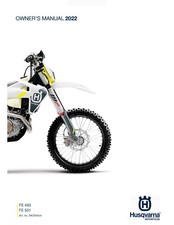 Husqvarna Owners Manual Book Guide 2022 FE 450 & 2022 FE 501