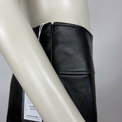 Smart Universe Wear Leather Skirt Wrap Super Soft Lined Zip Closure Women XS NWT - Picture 10 of 12