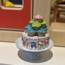 Birthday Party Cake, Dreamy American Life set #9 - 2004 Re-Ment dollhouse mini