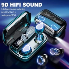 Bluetooth Waterproof Headset TWS 5.0 Wireless Earphone Earbuds Headphones Stereo